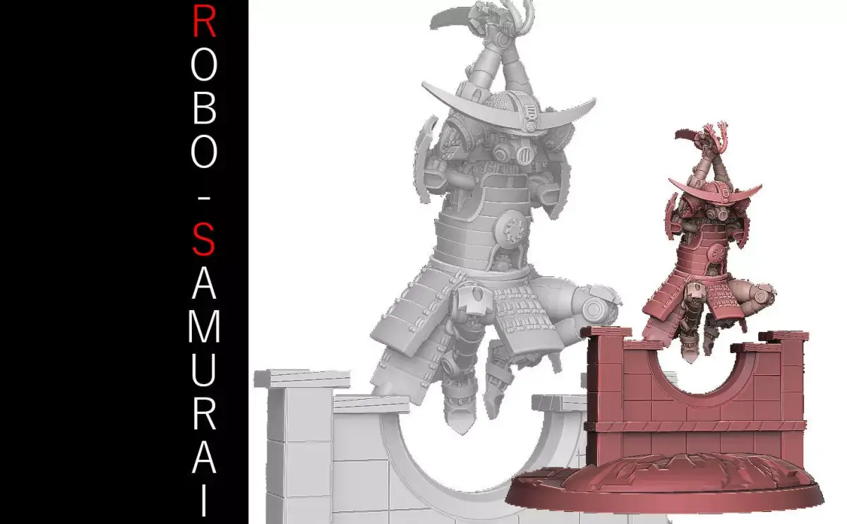 Robo Samurai Mk 9 3D print model