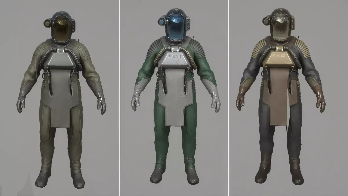 Scientist Space Game-Ready Low-poly 3D model