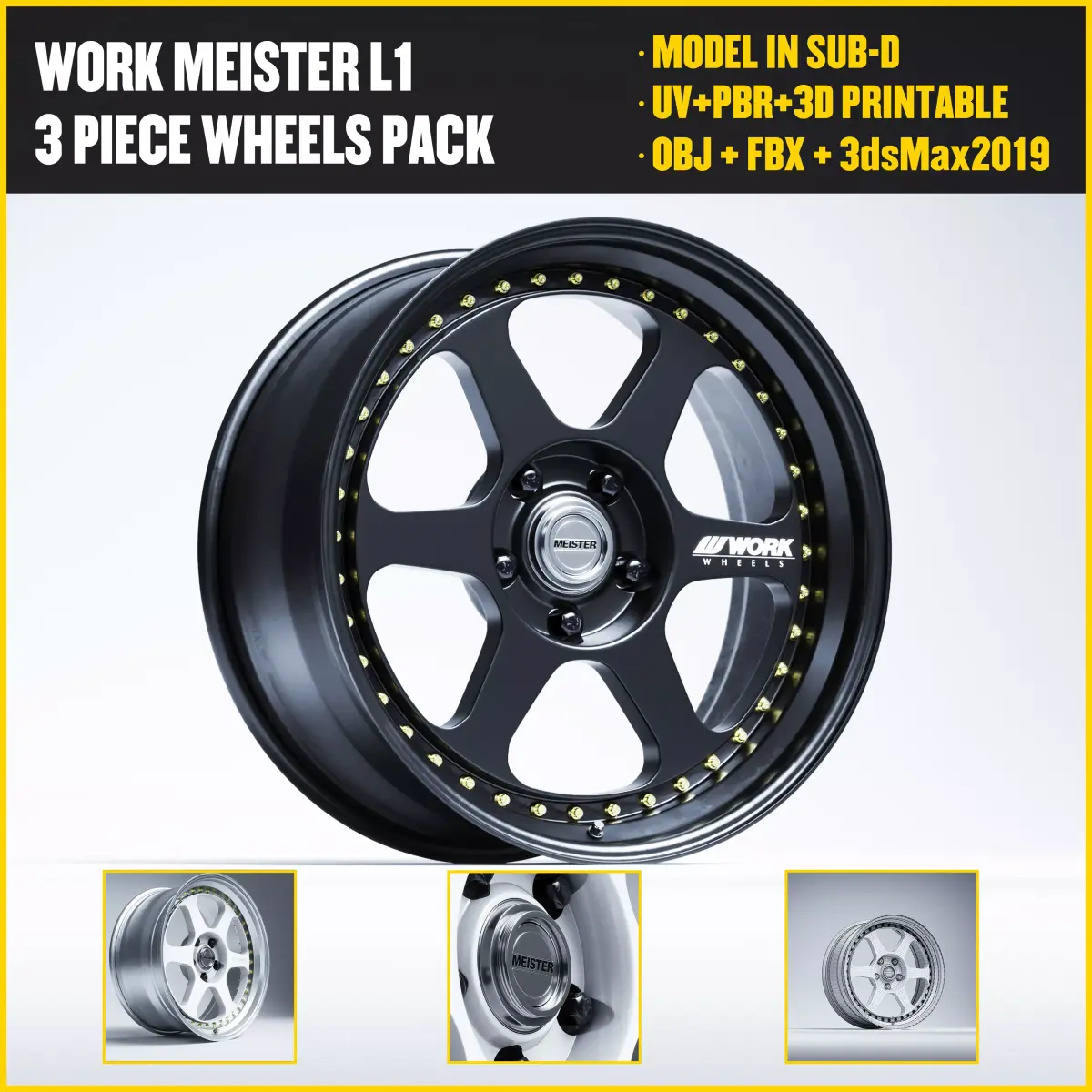 WORK MEISTER L1 Low-poly 3D model