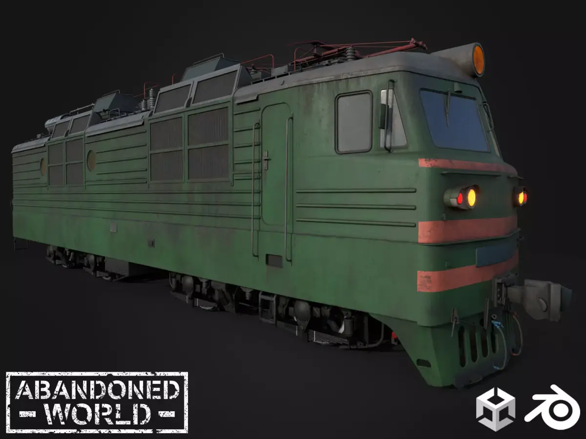 Soviet Electric Locomotive VL80T - 2021 Low-poly 3D model
