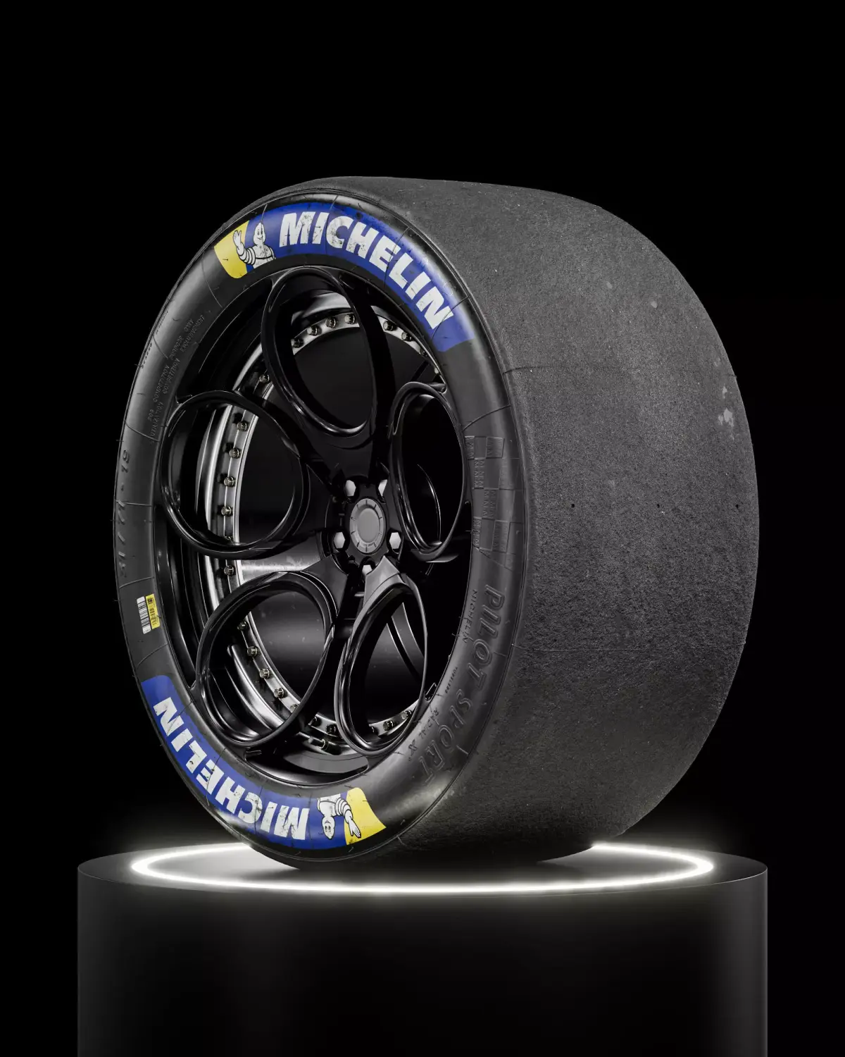 Michelin Pilot Sport 31 71 19 Dual Logo 3D model