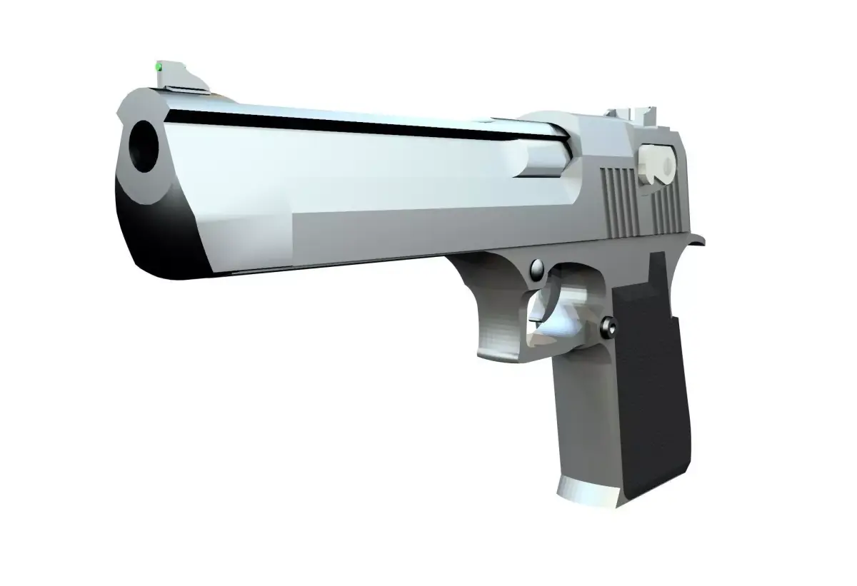 Desert Eagle 3D from Sktchup 2016 3D model