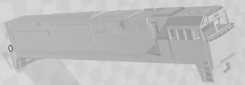 N Scale NR Class Loco Australian 3D print model