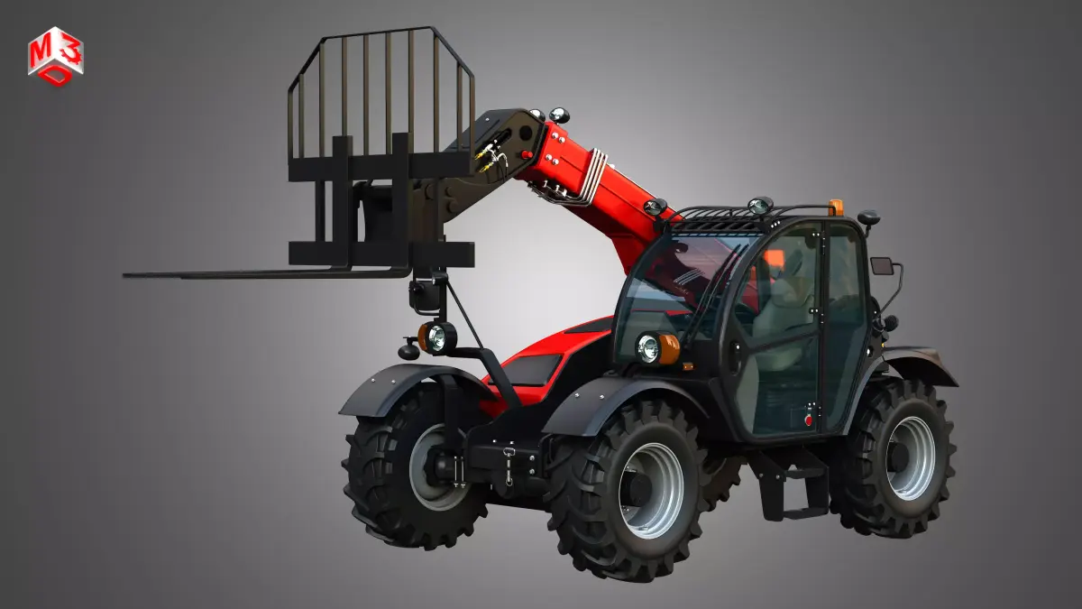 IH 935 Farmlift Telehandler 3D model