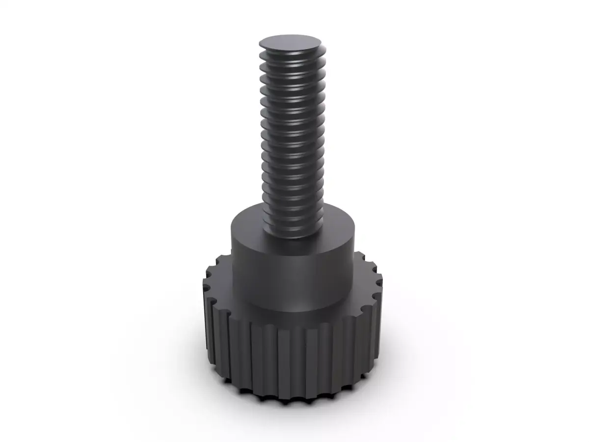 Knurled screws 3D print model
