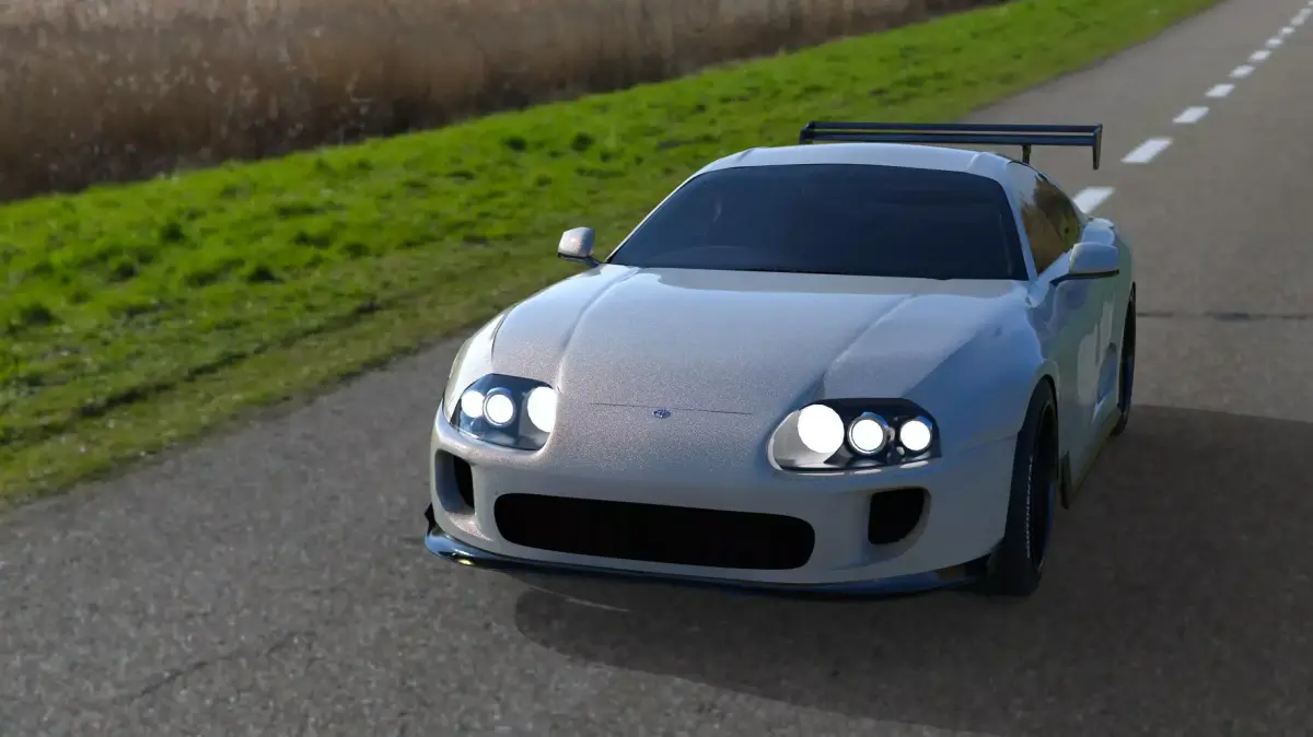 Toyota Supra Mk4 3D Free 3D model