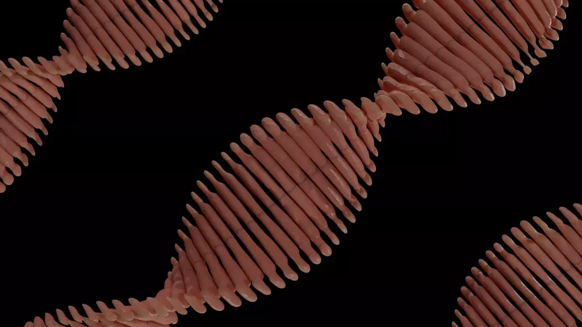 DNA Cell Visual Sci-fi Version  Low-poly 3D model