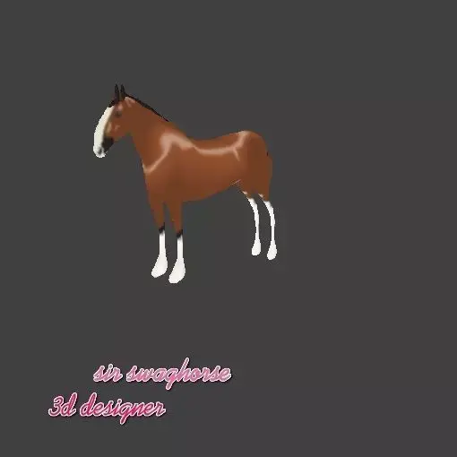 Horse 02 3D model