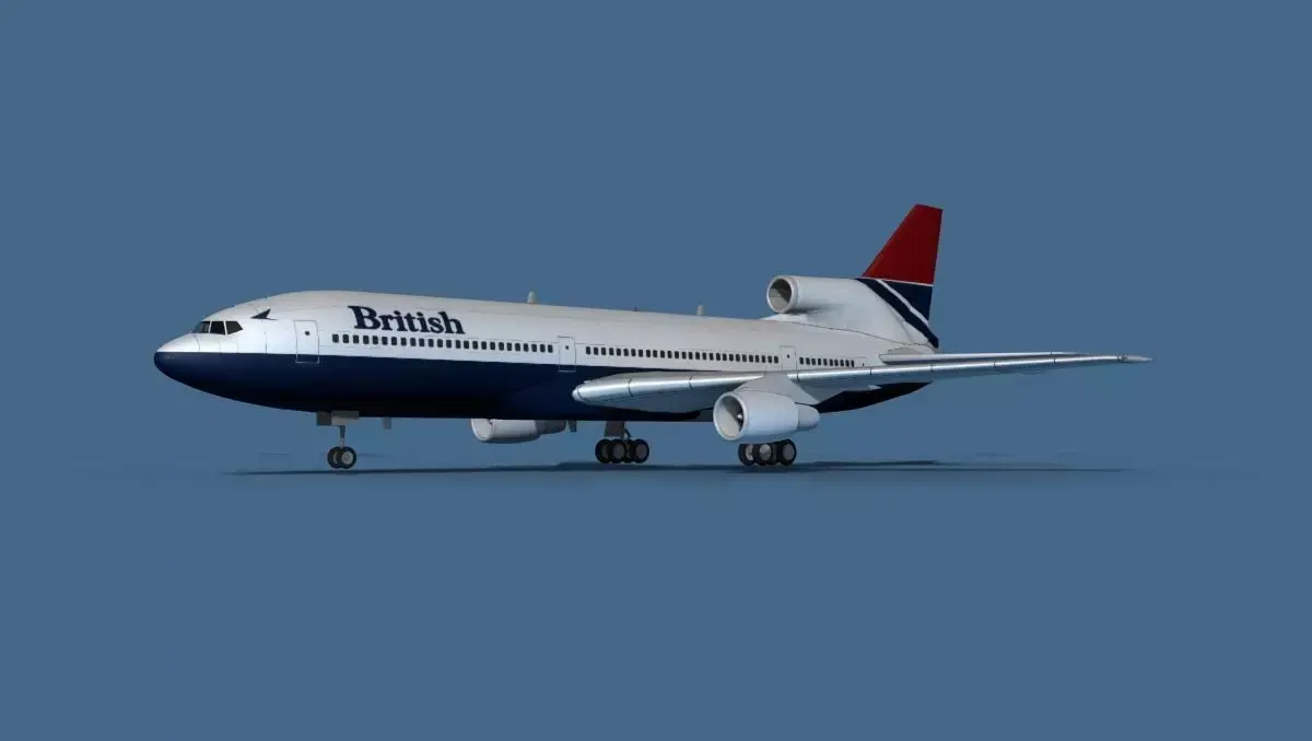 Lockheed L-1011-50 British Airways 2 3D model