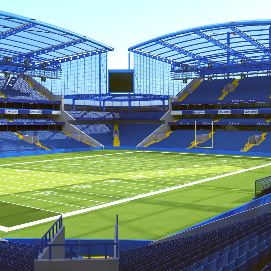 American Football Big Stadium 3D model