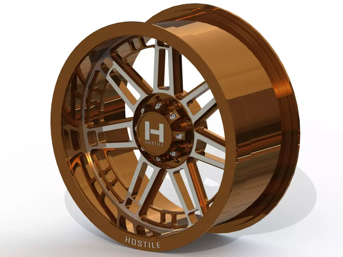 Rim for 3D printing - size 20x9 - HOSTILE - H124 3D model