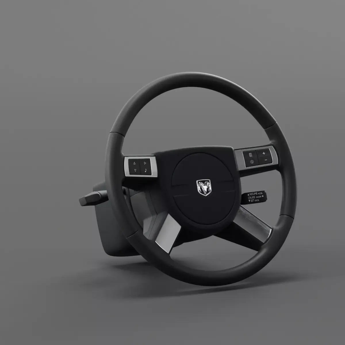Steering Wheel Dodge Charger Free 3D model