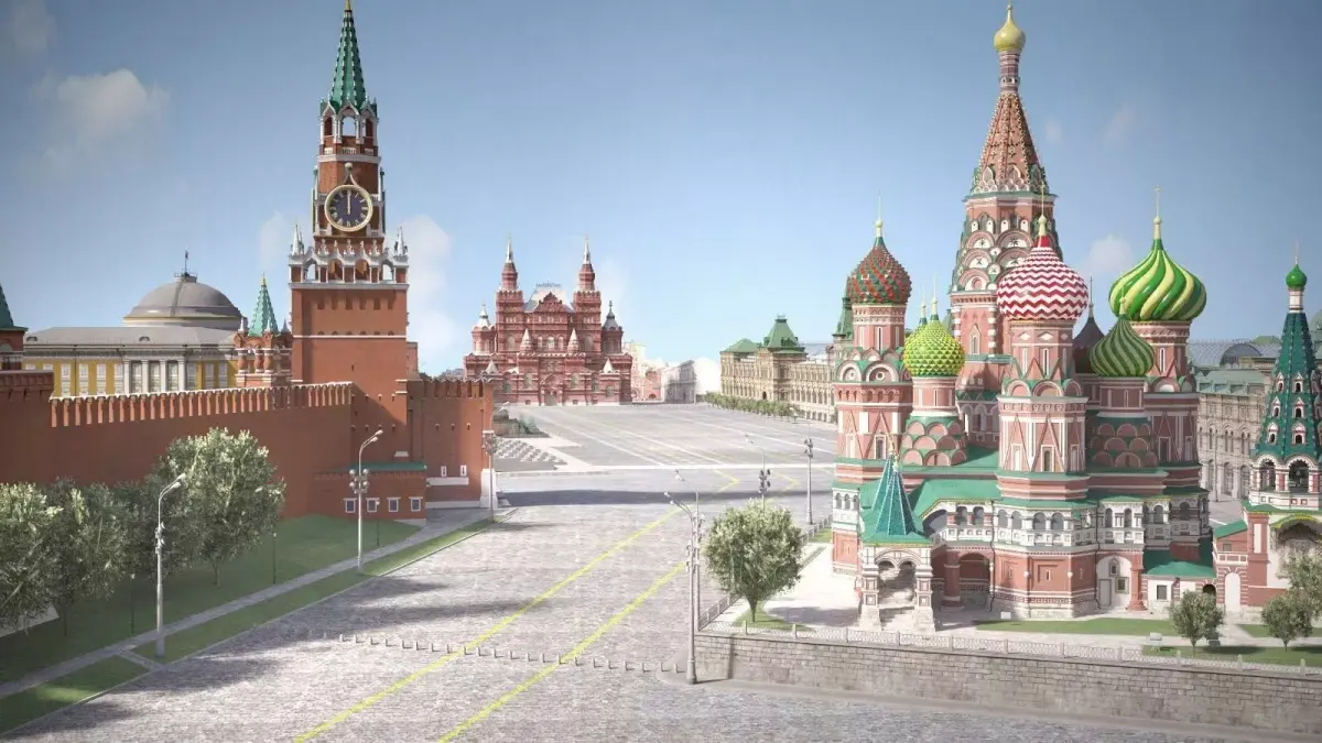 Moscow Red Square Russia 3D model