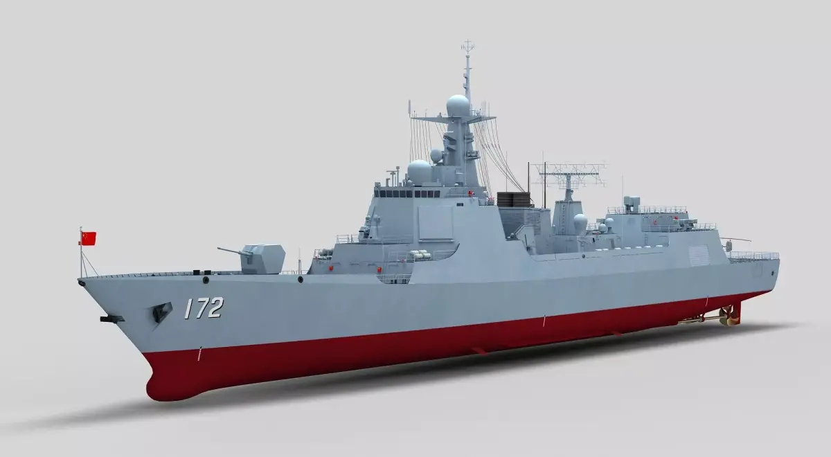 Chinese Navy Type 052D Destroyer 3D model