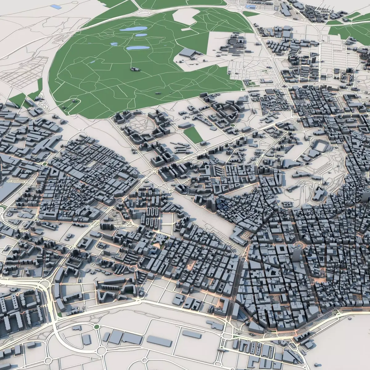 Alicante City Spain 3D model