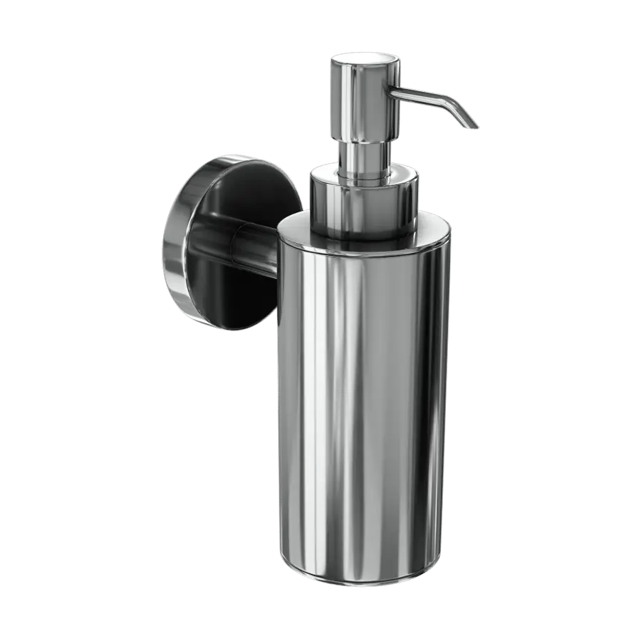  Chrome Wall Mounted Bathroom Soap Dispenser Model 