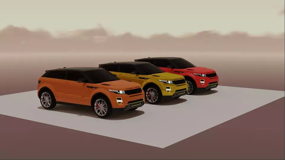 Range Rover 3 in 1 pack 3D model