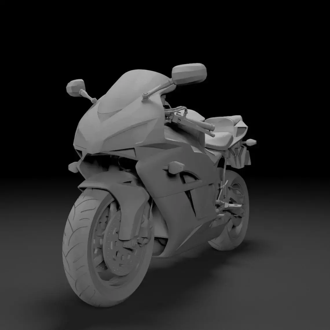 MOTORCYCLE HON-DA CBR 1000RR FIREBLADE 2005-2007 3D MODEL 3D print model