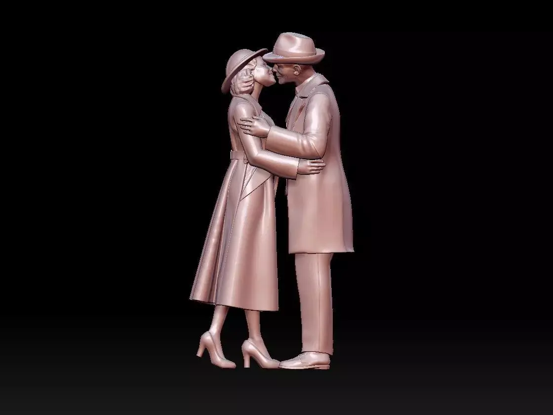 man woman  3D print model