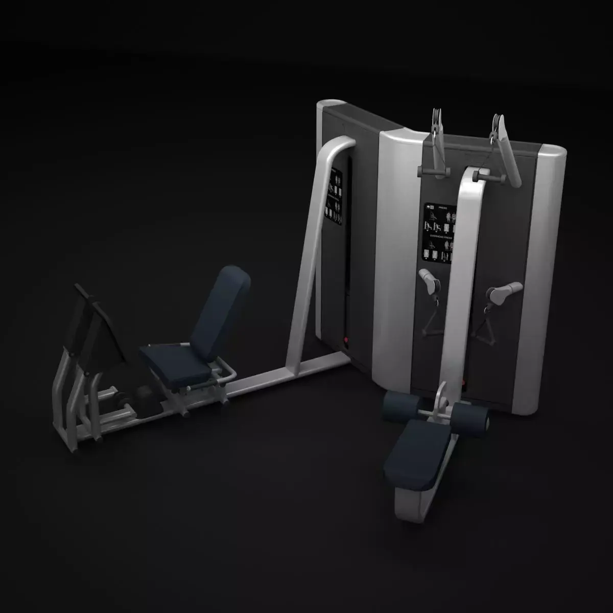 Multistation Twin Machine 3D model purchase