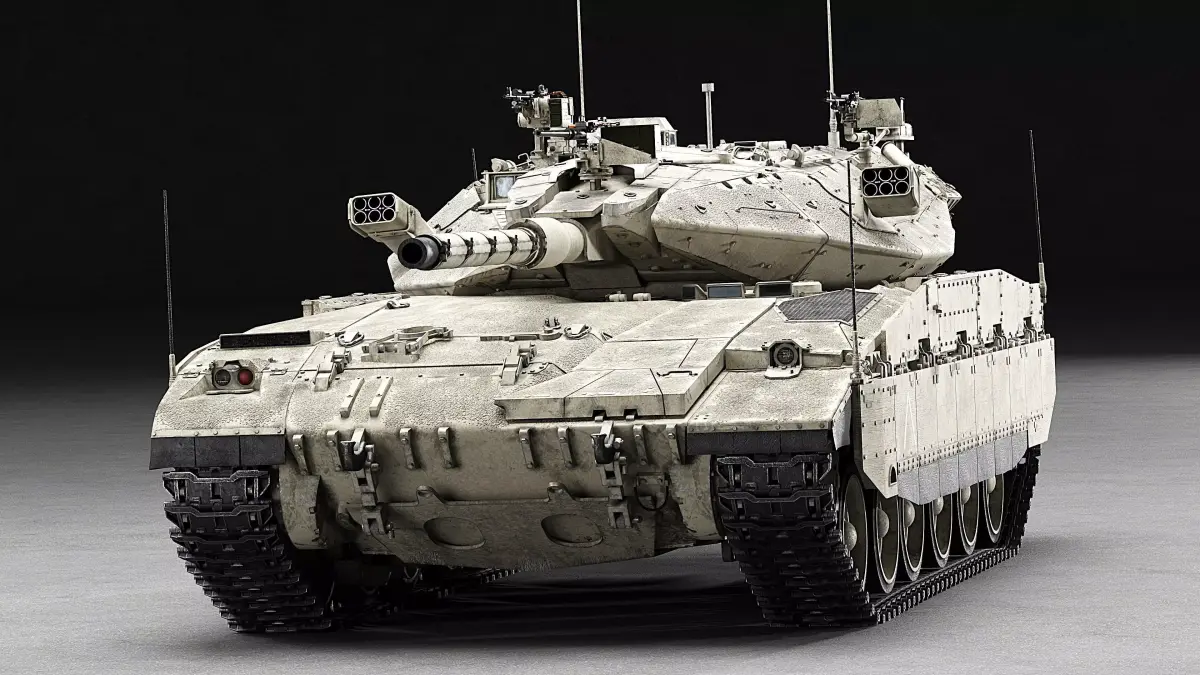 Tank Merkava MK2D 3D Model 3D model