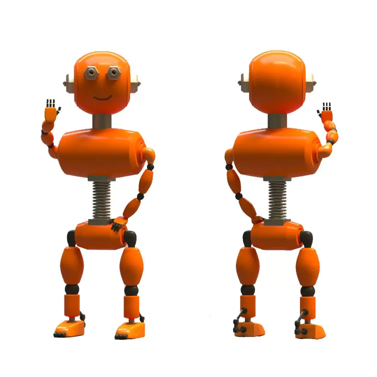 Robot Free low-poly 3D model buy