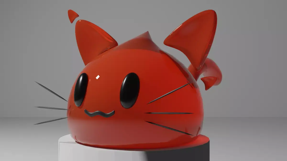 slime cat  3D model