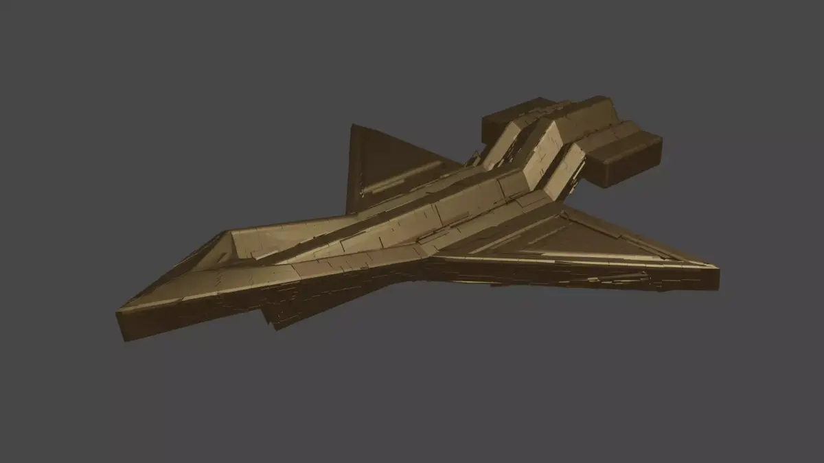 Falcon-A5 Multi Color Edition Low-poly 3D model