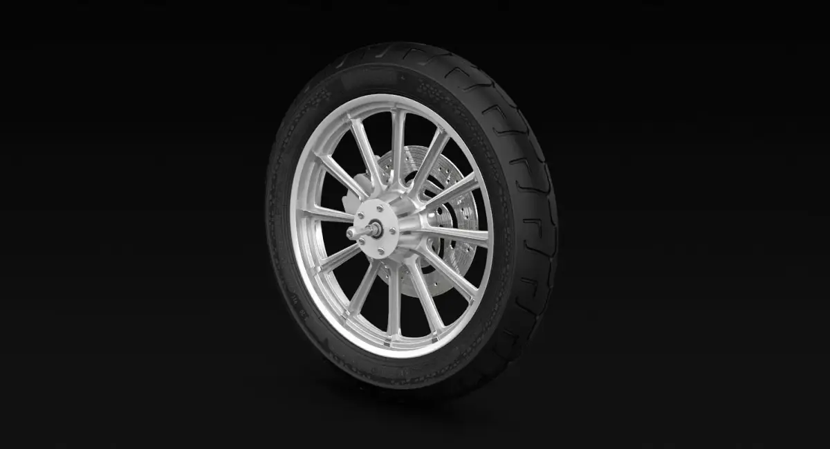 Motorcycle Wheel 3D model