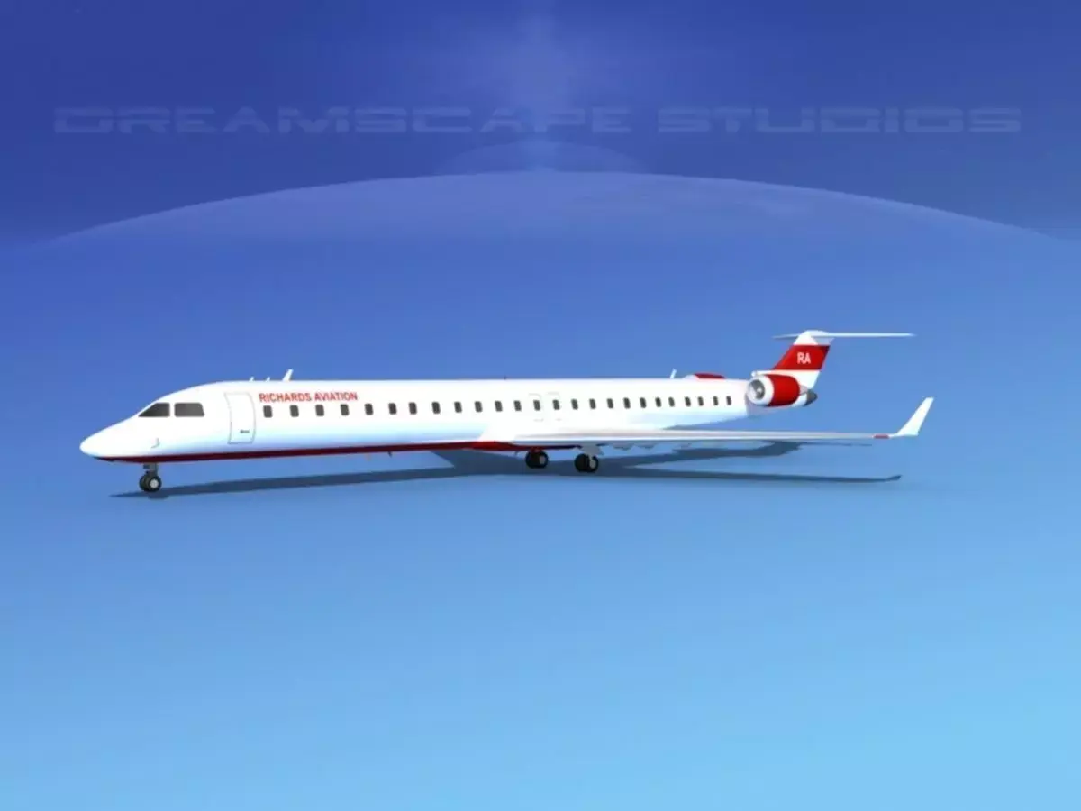 Bombardier CRJ1000 Richards Aviation 3D model