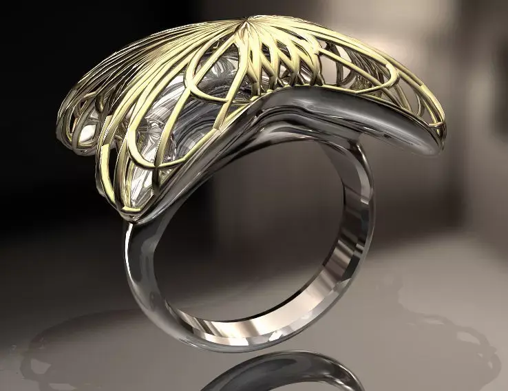 Rendering Anello Modello F  3D model purchase