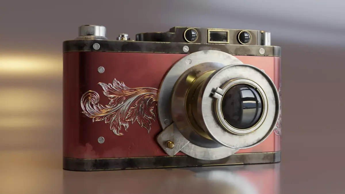 Vintage Leica Camera 3D model
