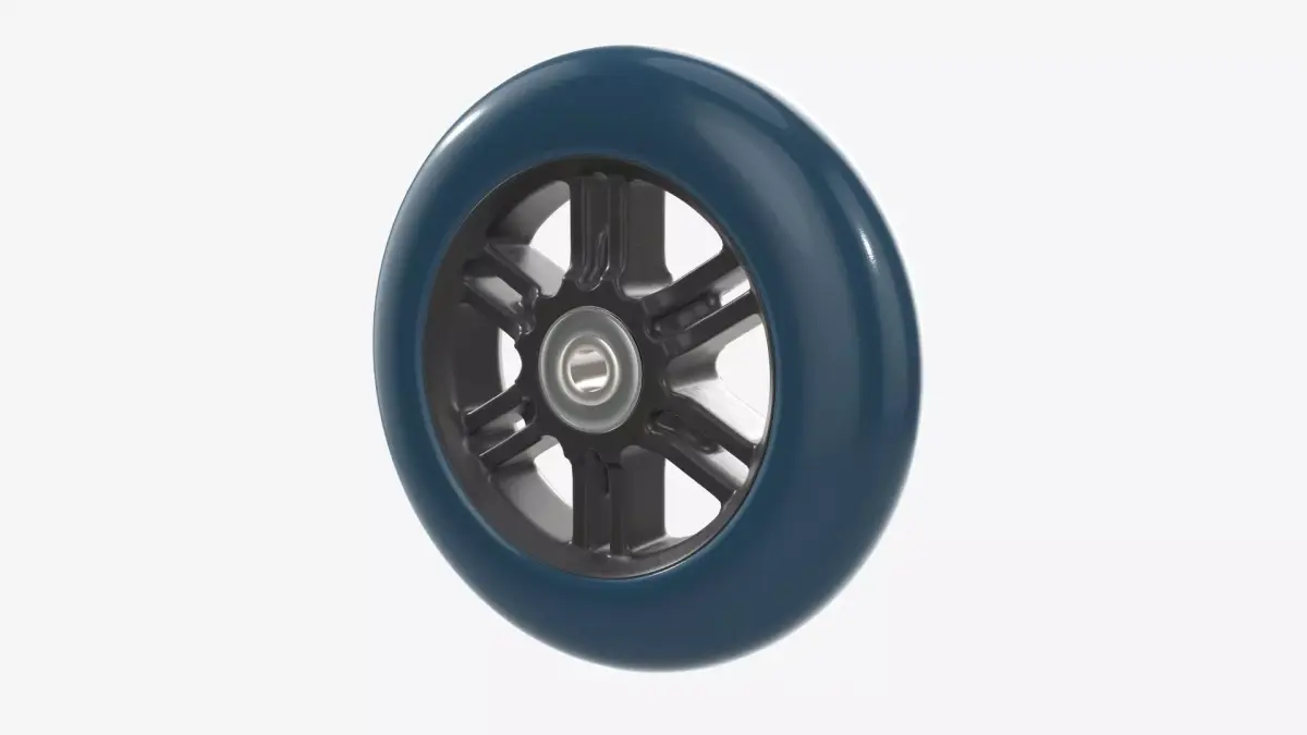 Roller skate wheel 01 3D model