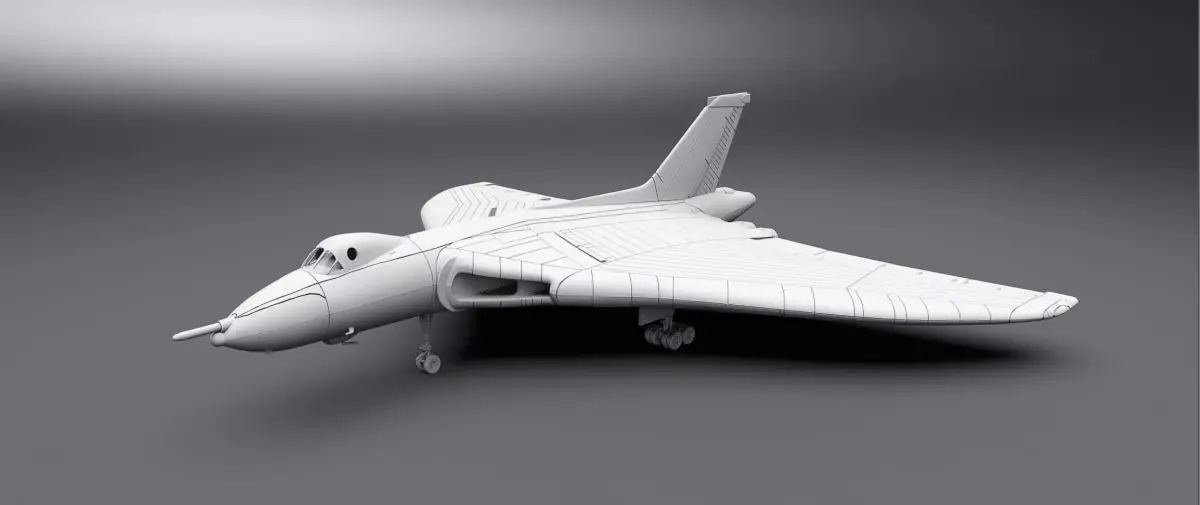 Avro Vulcan B2 scale model 3D print model