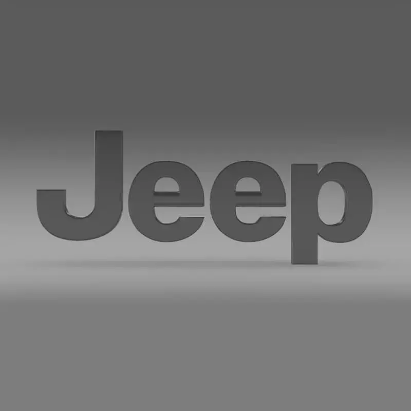 Jeep Logo 3D model