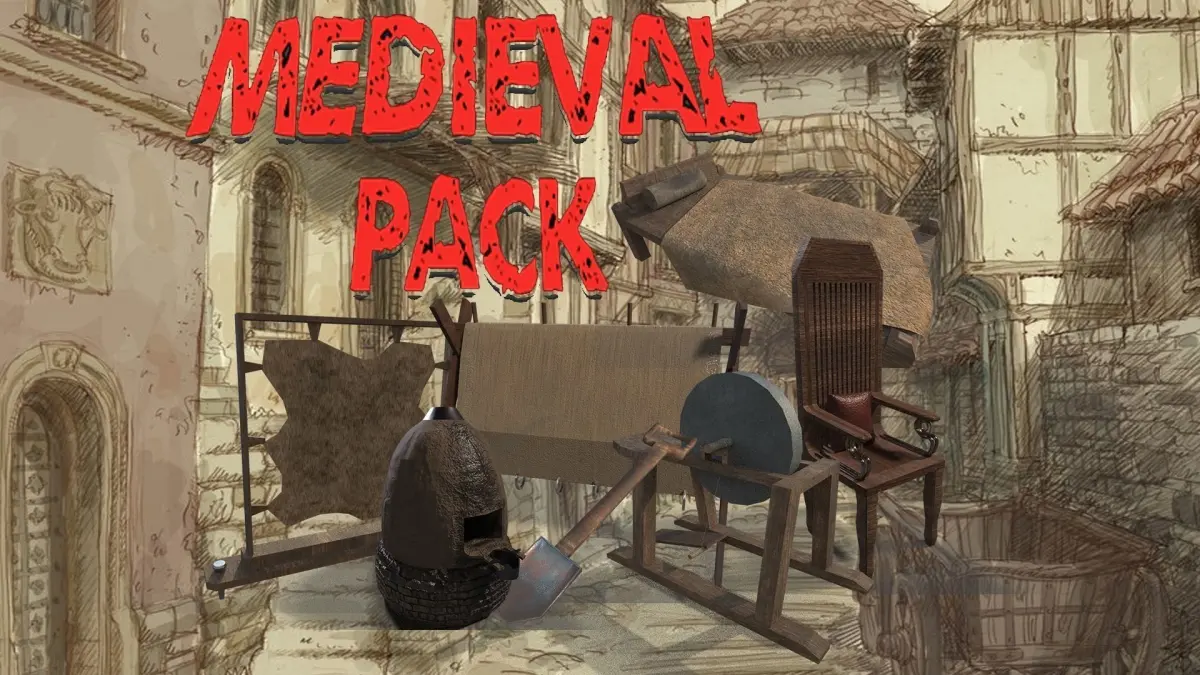 Medieval Pack Low-poly 3D model