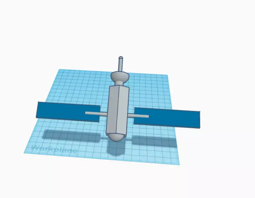 satallite syringe 3D model