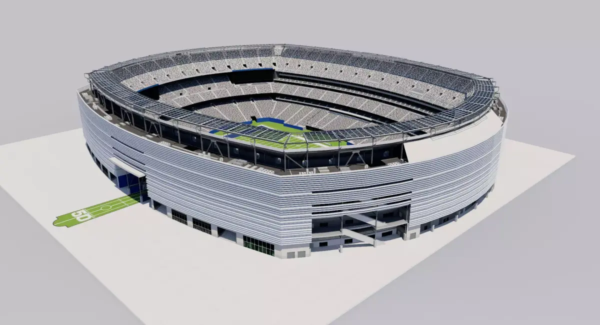 MetLife Stadium - New York - Jets Giants - USA 3D model
