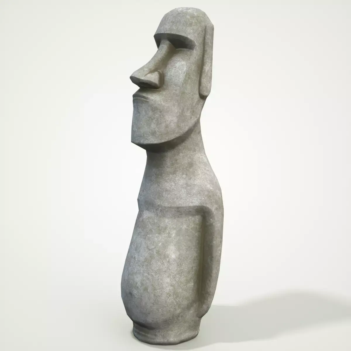 Moai statue 4k  Bonus Printable Low-poly 3D model