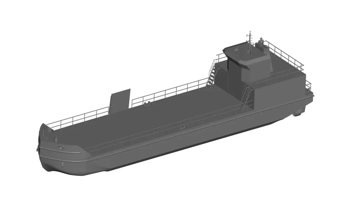 cargo ship 3D model get