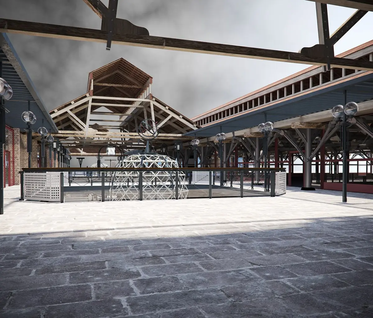 Tobacco Dock London 3D model