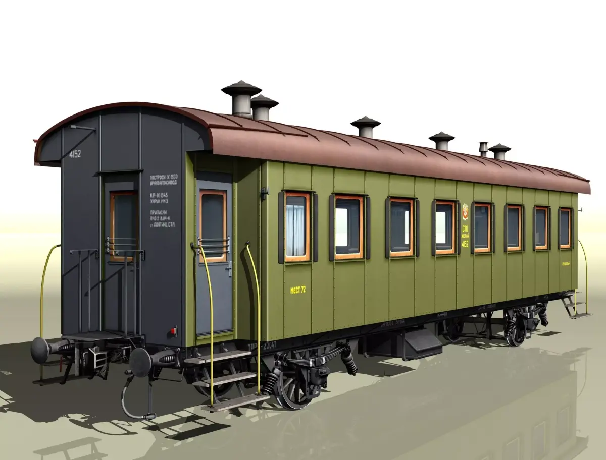 wagon III class 3D model