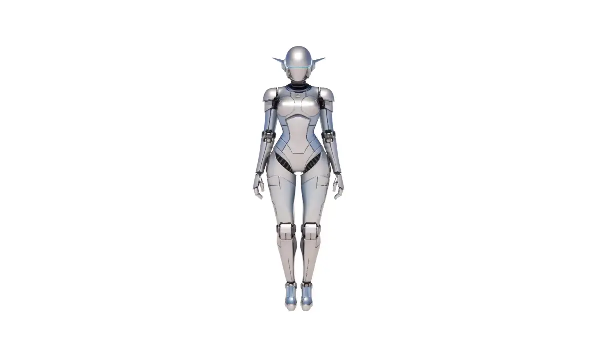  Future Security Model Low-poly 3D model