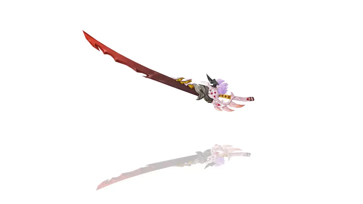 Corrupted Holy Long Sword Low-poly 3D model