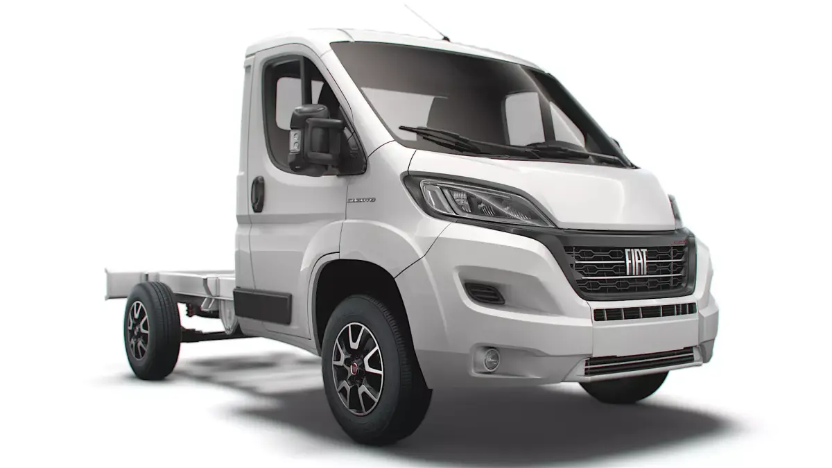 Fiat Ducato Chassis Truck Single Cab 3000WB 2022 3D model