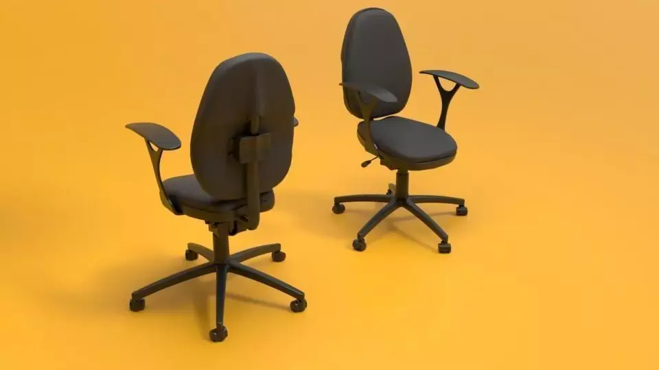 office rolling chair  3D model