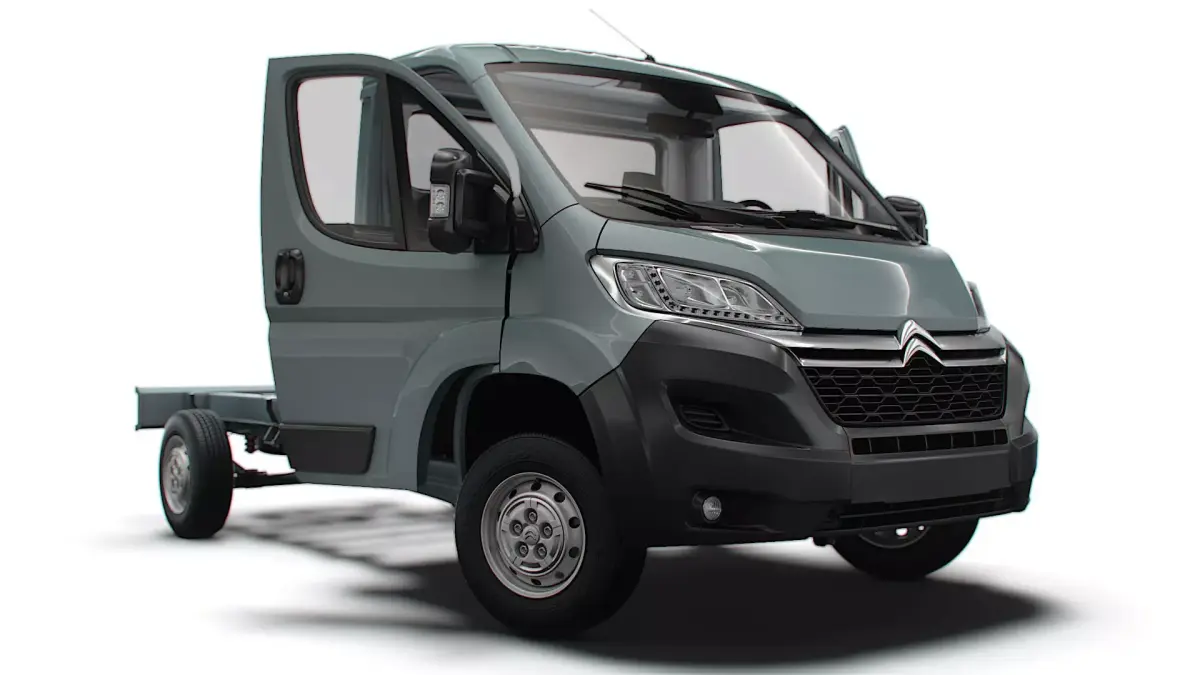 Citroen Jumper Chassis Truck SCab 3450WB HQInterior 2023 3D model