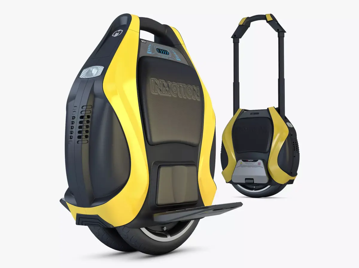 Inmotion V3 Pro yellow 3D model