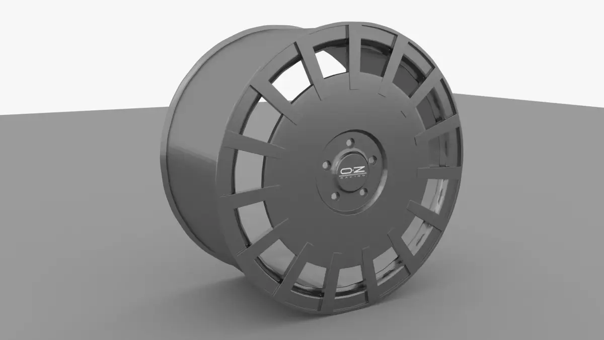 OZ Rally Racing Low-poly 3D model