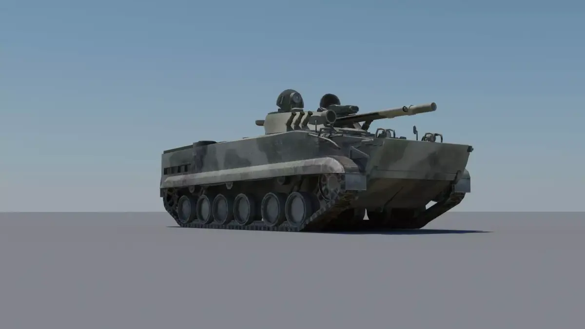 BMP-2 armoured vehicle 3D model purchase